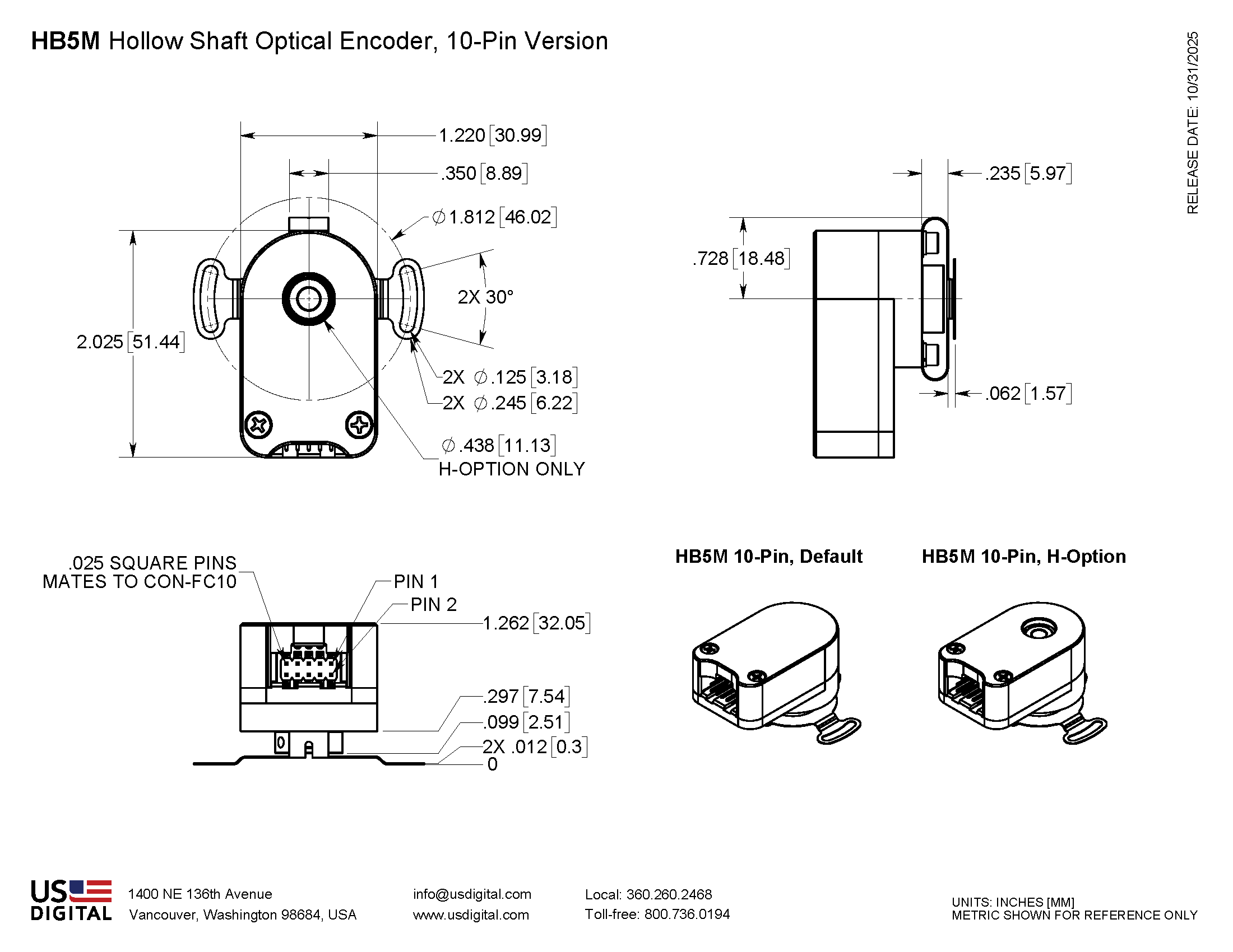 H6 Mechdrawing 10Pin (1) Mechanical Drawing