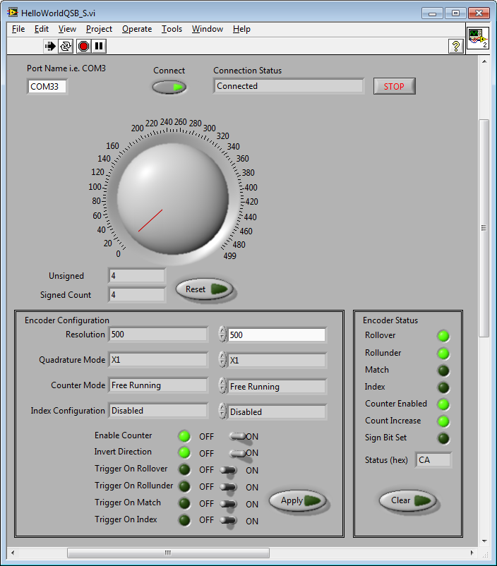 QSB LabView 2010 Demo